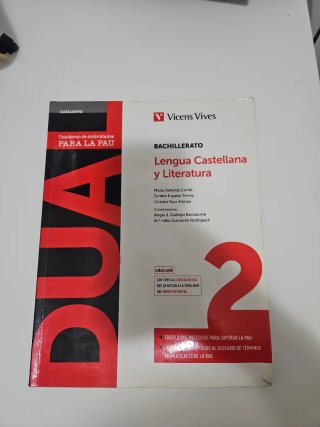 Castellano dual 2 Bachillerato 2 libros