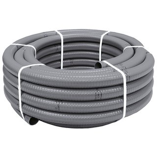 Tubo Flexible PVC Gris 10M Desagüe piscinas etc