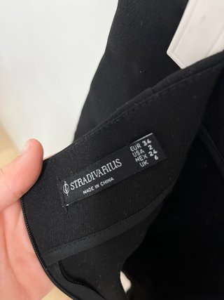 Falda pantalón negra