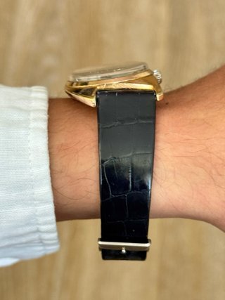 Reloj Newton Vintage Esfera Verde Años 70