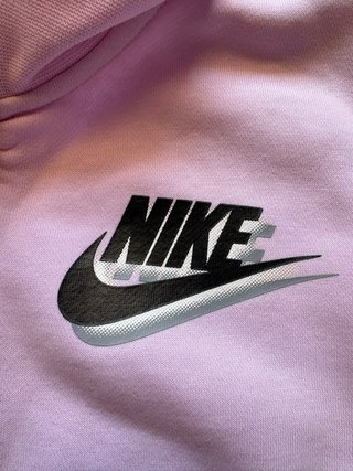 Sudadera Nike Rosa Media Cremallera