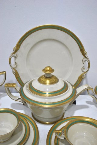 Antiguo juego de café Bavaria 37 piezas