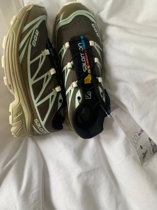 Zapatillas Salomon XT6 Marrón/Verde Oliva