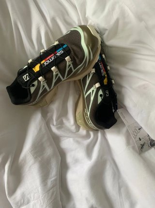 Zapatillas Salomon XT6 Marrón/Verde Oliva