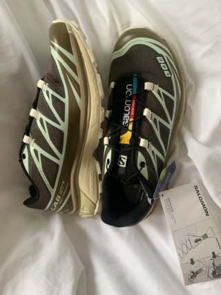 Zapatillas Salomon XT6 Marrón/Verde Oliva