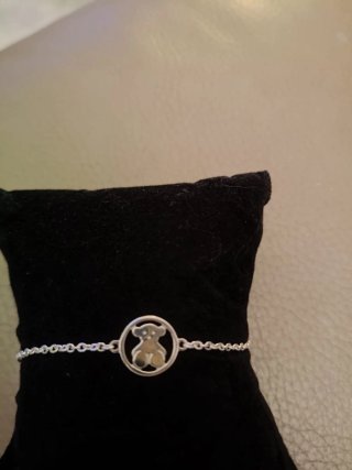 Pulsera Tous Oso Plata recién pulida en Tous,