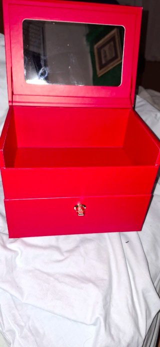 MaletínJoyero/Maquillaje RojoNeceser Sin Marca