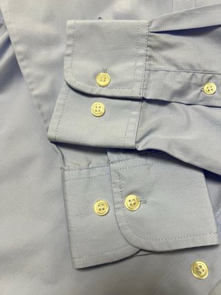 Camisa Vestir Caballero Tex Man Talla 42 Azul