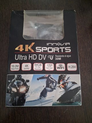 Cámara Deportiva Innova 4K Ultra HD DV
