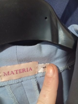 Chaqueta azul zara con etiqueta materia talla S.
