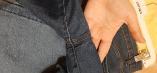 Pantalones vaqueros pitillo azul talla 42 poco uso