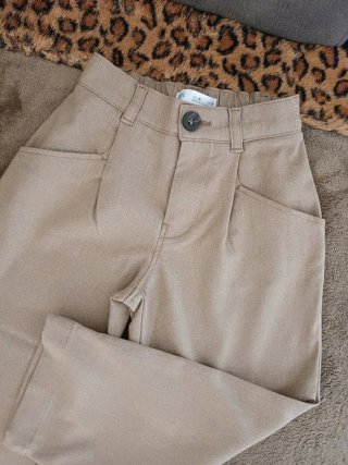 Pantaloni Zara beige bimbo