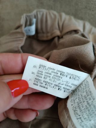 Pantaloni Zara beige bimbo