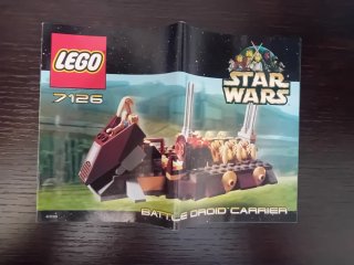 Lego Star Wars 7126 Battle Droid Carrier