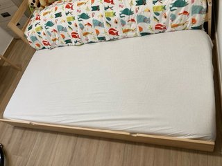 Cama diván de 190x90cm con cama nido extraible