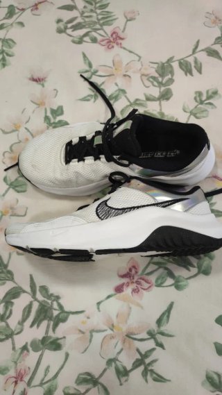 Zapatillas Nike Blancas Plateadas