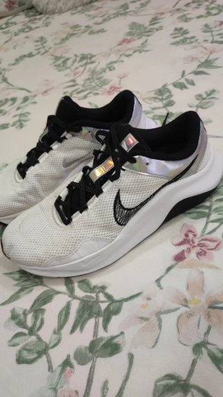 Zapatillas Nike Blancas Plateadas