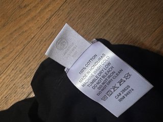 Camiseta Stüssy Madrid Talla M Negra