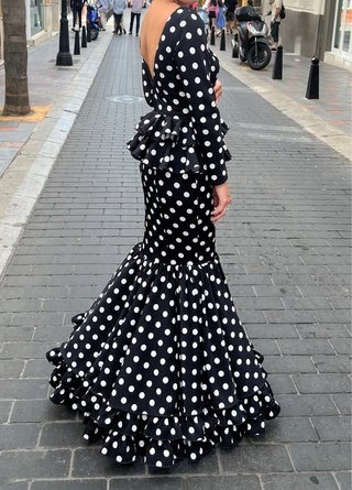 Vestido de flamenca lunares