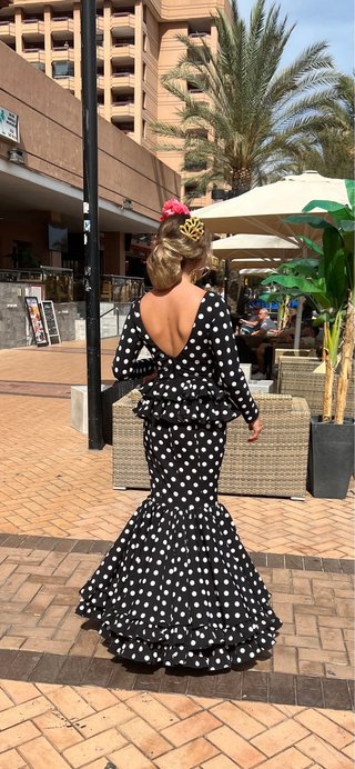 Vestido de flamenca lunares