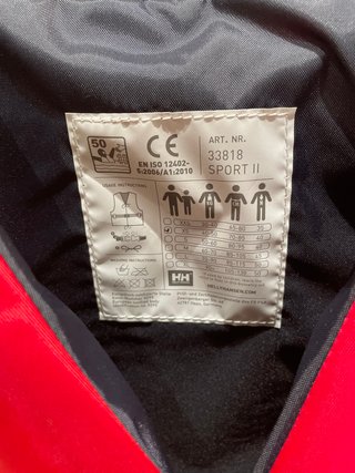 Chaleco Salvavidas Helly Hansen Sport