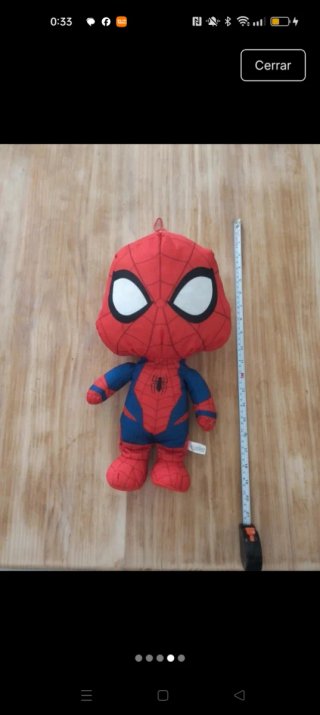 Peluche Spiderman, Marvel Avengers.