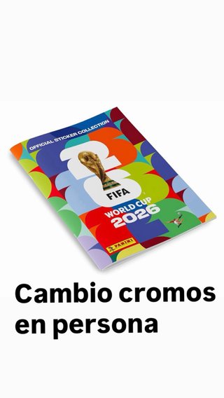 Cromo Mundial 2026 Panini
