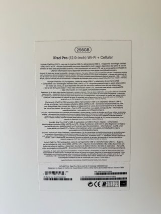 iPad Pro 12,9 256GB WiFi + Cellular