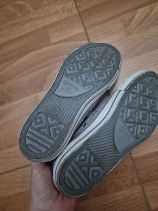 Converse grises talla 35