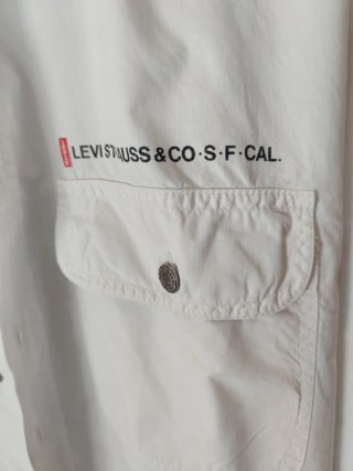 Camisa Levi's Hombre Blanca Talla XXL
