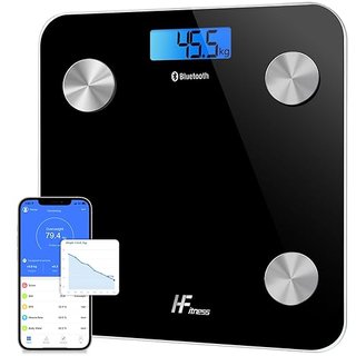 Báscula Digital HFitness Bluetooth Negra 122598