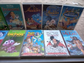 Películas VHS Disney Clásicos Español