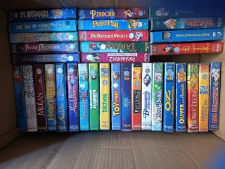 Películas VHS Disney Clásicos Español