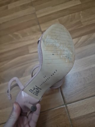 Sandalias tacón Zara Talla 36