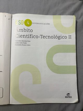 Diversificación Ámbito Científico - Tecnológico II