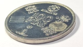 Moneda 100 Pts 1980 *80 Conmemorativa MUNDIAL 82