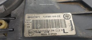 20261542 faro izquierdo volkswagen touareg 7la 7l6