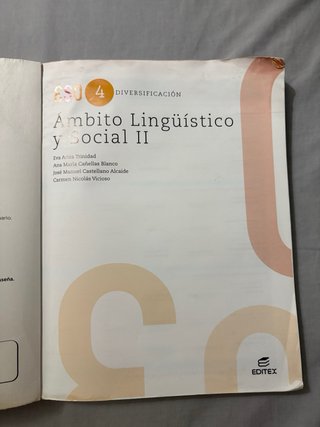 Diversificación Ámbito Lingüístico y Social II....