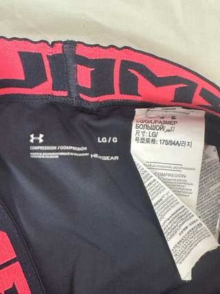 Mallas Under Armour Negro/Rosa Talla M