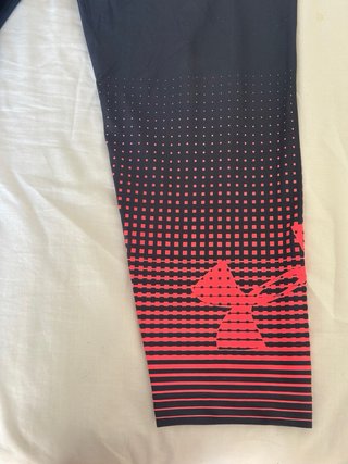 Mallas Under Armour Negro/Rosa Talla M