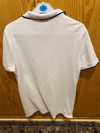 Polo blanco hombre