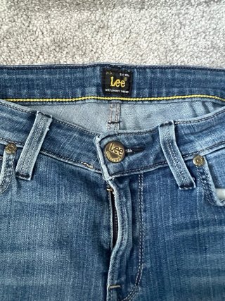 Lee Jeans Skinny Azul con Cremalleras – Talla 29/3