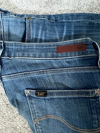 Lee Jeans Skinny Azul con Cremalleras – Talla 29/3