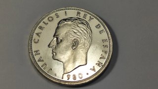 Moneda 100 Pts 1980 *80 Conmemorativa MUNDIAL 82
