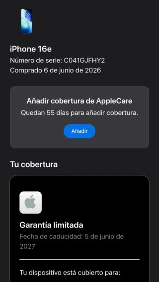iPhone 16e Nuevo con Garantía y Factura