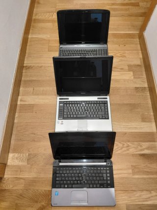 Lote de 3 portátiles