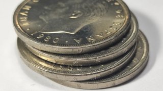 Lote 4 Monedas 100 Pts MUNDIAL 82 año 1980 *80