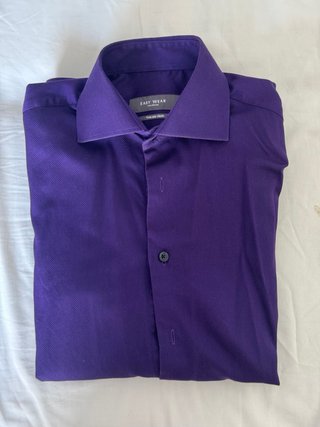 Camisa de vestir morada