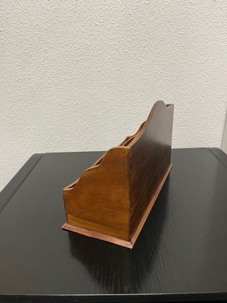 Revistero antiguo madera cajón