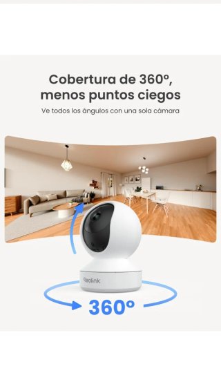 Cámara Reolink 2K WiFi Interior 360°